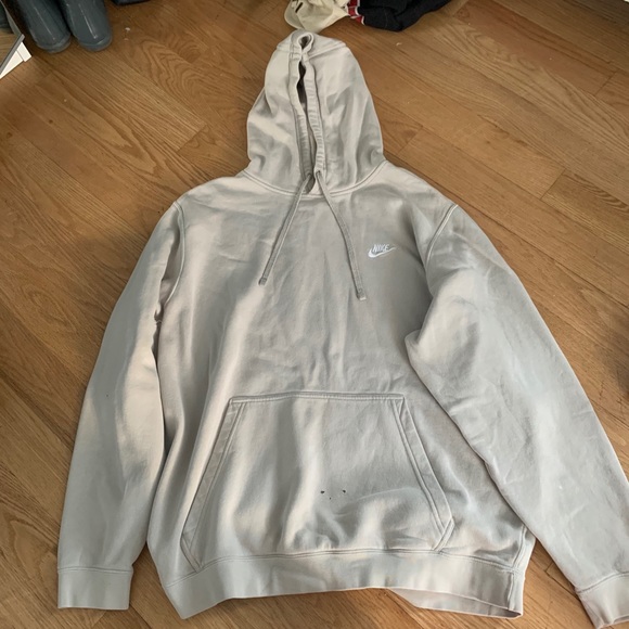 tan nike hoodie